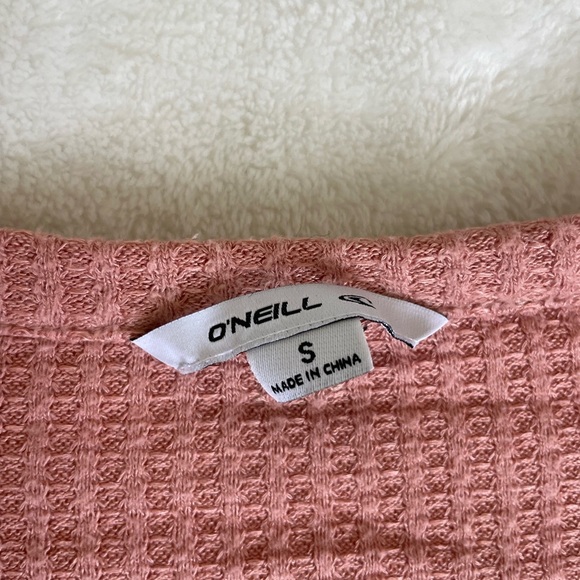 O'Neill Dusty Rose Waffle Button-Down Shirt - Picture 4 of 6